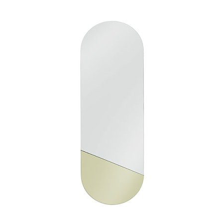 Oval Speil Gull M