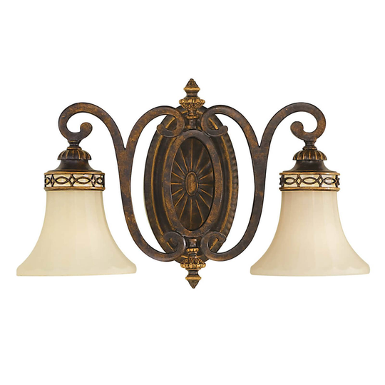 Vegglampe Drawing Room, 2-lyskilder, bred