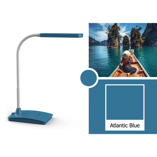 LED-bordlampe MAULpearly, CCT dimbar blå