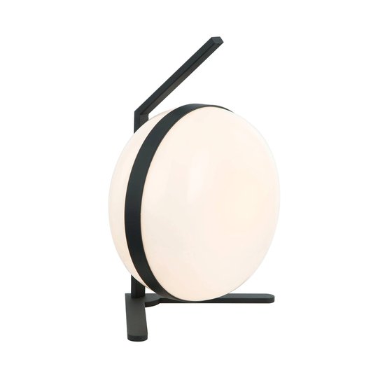 Palma bordlampe av glass