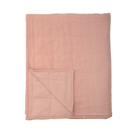 Honesty Sengeteppe Rosa Bomull 220x260cm