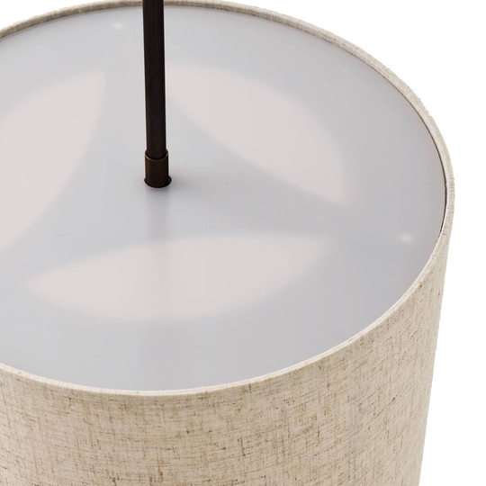 Menu Hashira hengelampe av lin, Ø30cm, natur