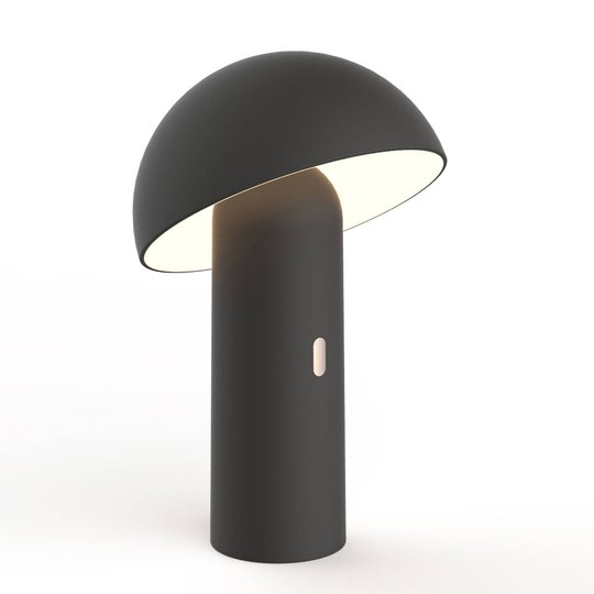 Newgarden Enoki LED-bordlampe med batteri, svart