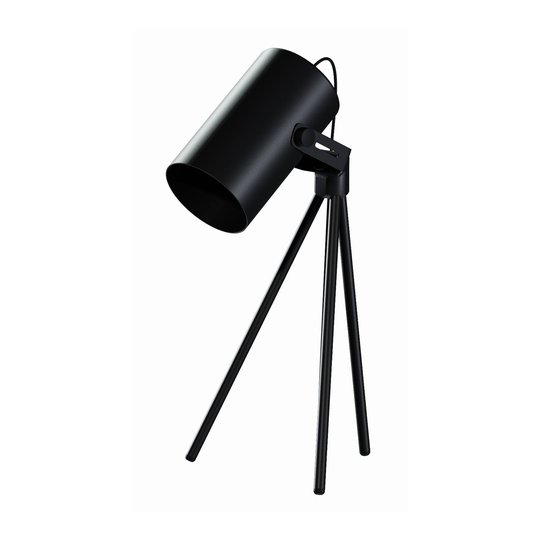 La Tuba 450 bordlampe tre bein spot, svart