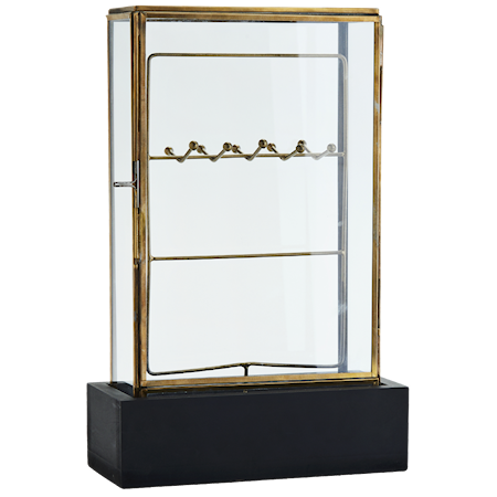 Jewellery box w/ wooden base