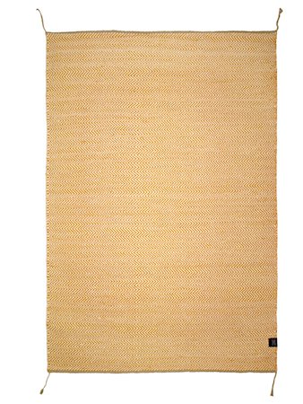 Herringbone teppe honey gold - 140x200