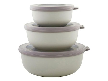 Skålesett Cirqula lav 3 N.white
