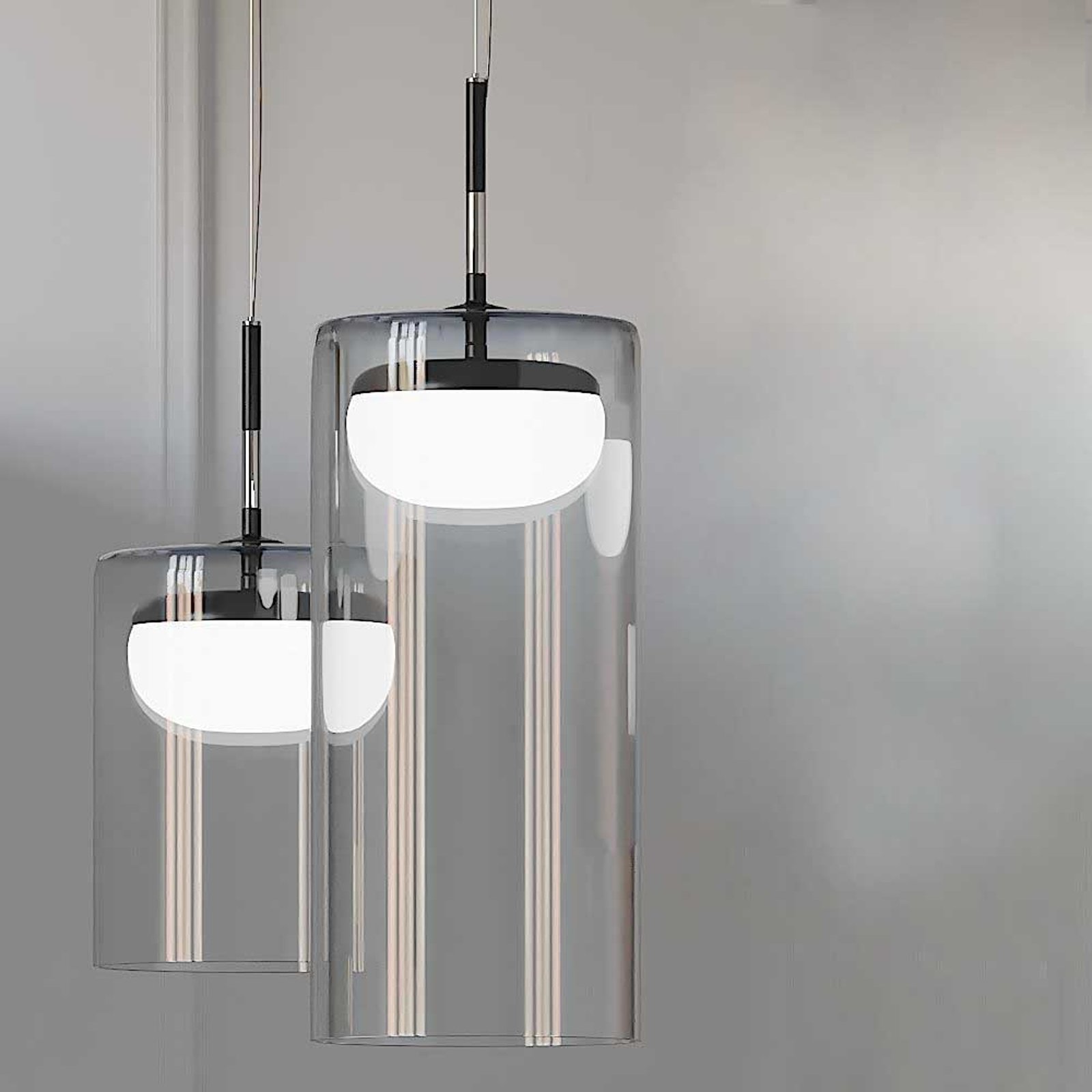 Prandina Diver LED-hengelampe S1 2 700 K svart