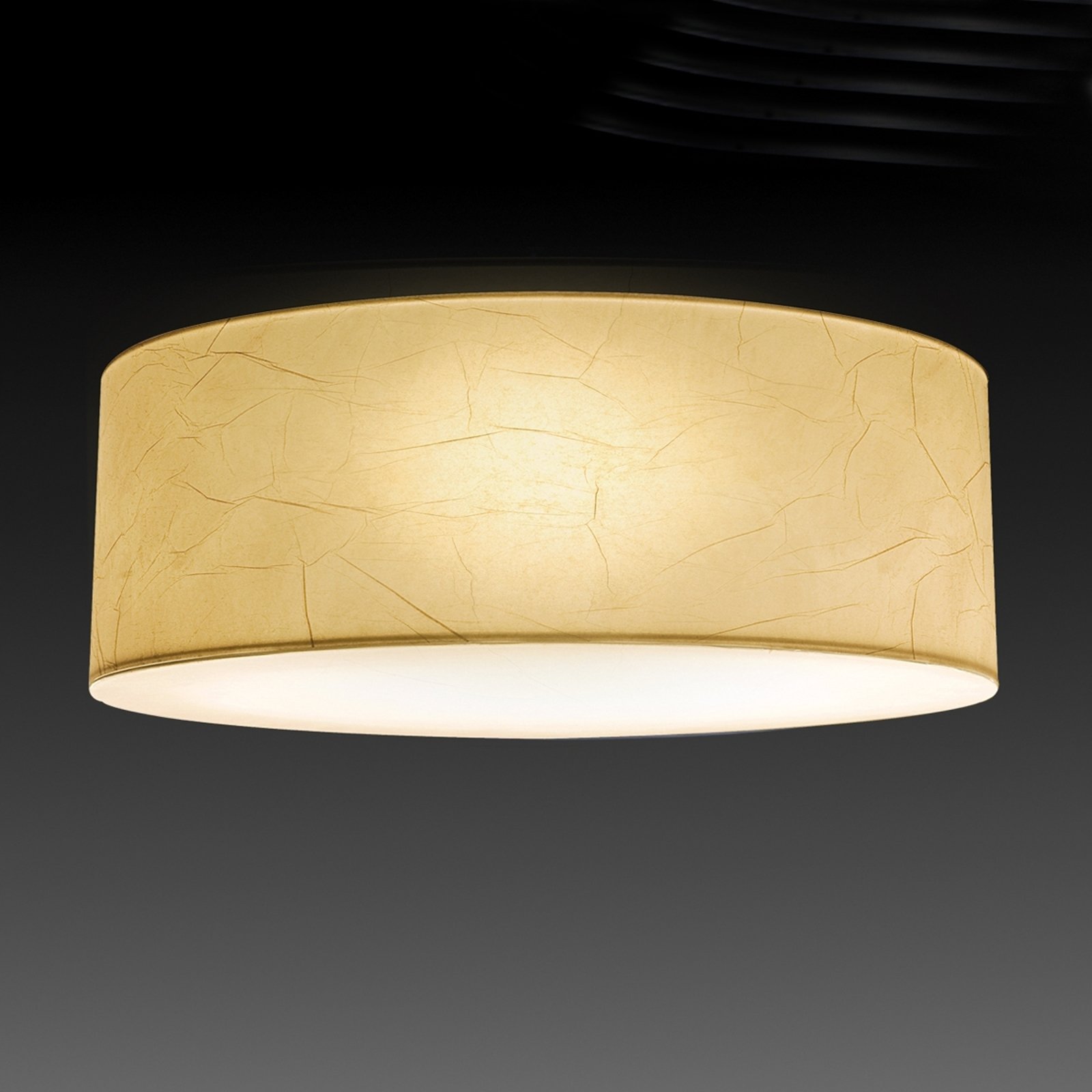 Rund Melia taklampe 45 cm