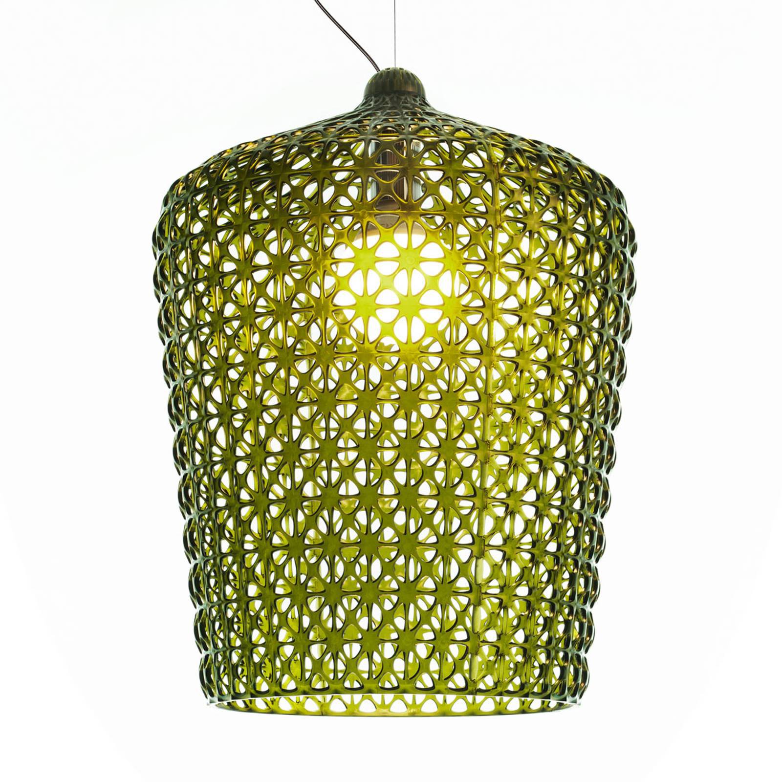 Designer pendellampe Kabuki, grønn