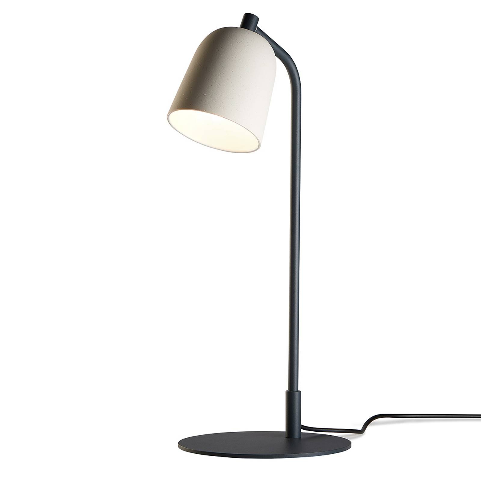 Casablanca Clavio - designer-bordlampe, kremhvit
