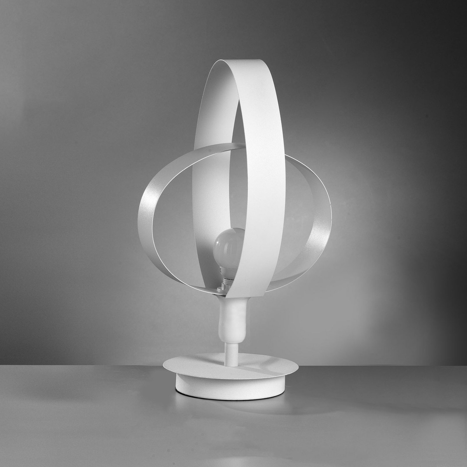 Bordlampe Serena i nydelig design, hvit