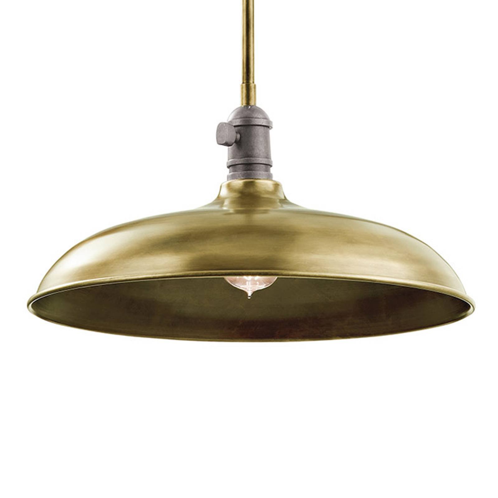 Hengelampe Cobson, Ø 40,7 cm, messing
