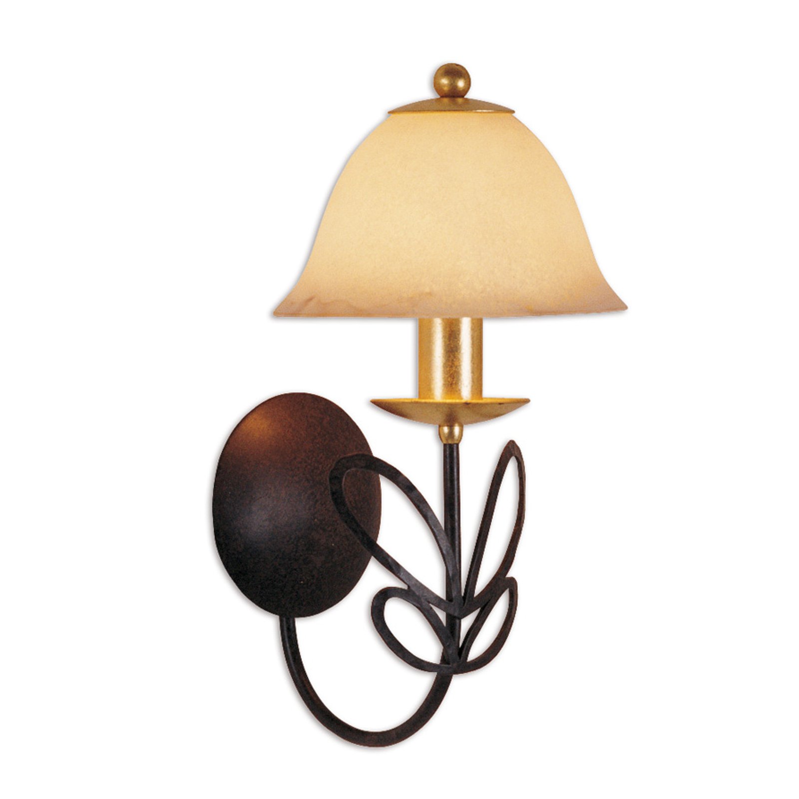 Menzel Sorent - vegglampe, krem, 1 lyskilde