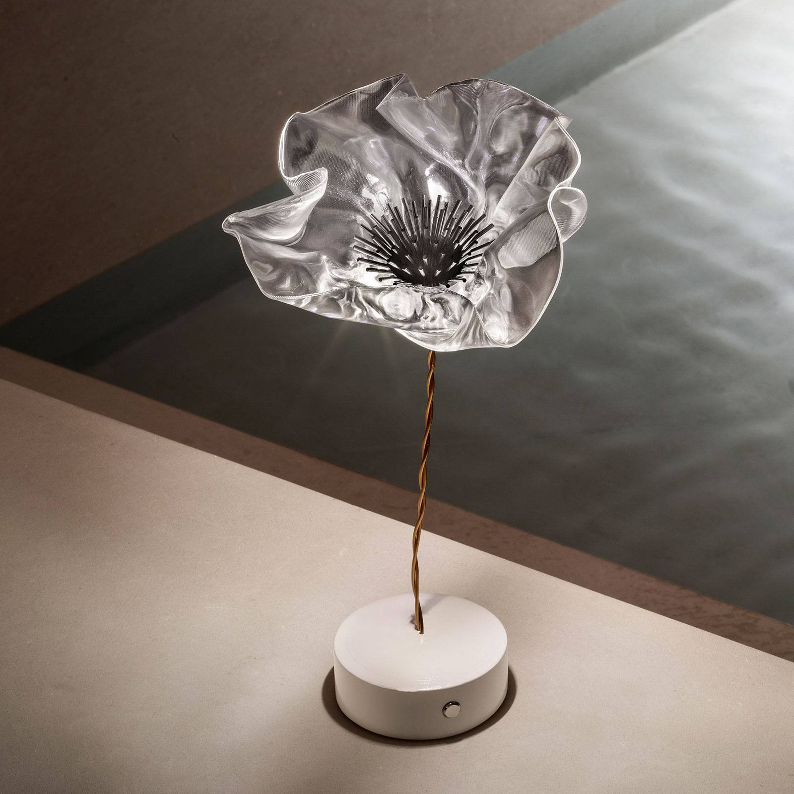Slamp Lafleur LED-bordlampe, batteridrevet