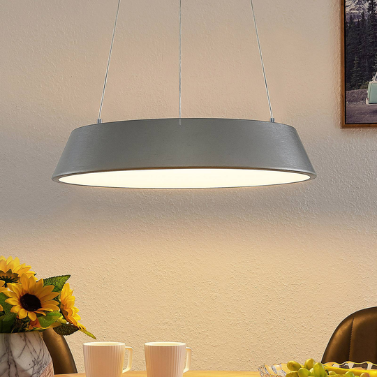 Lindby Milavi LED-hengelampe, grå