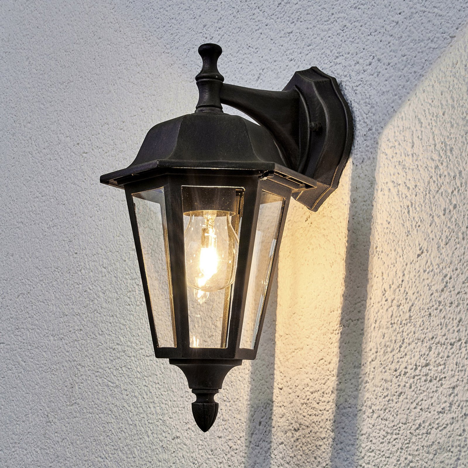 Lamina - utendørsvegglampe i rustoptikk