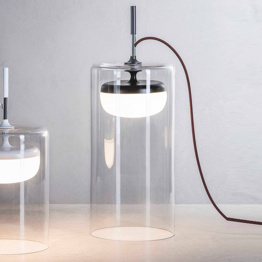 Prandina Diver LED-bordlampe T3 2 700 K svart