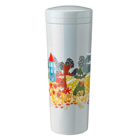 Carrie vacuum insulated bottle, 0,5 l. – soft sky – Moomin