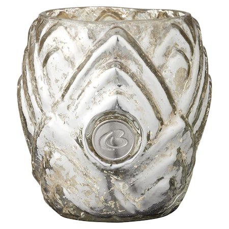 Telyslykt Dalia 7,5 cm Sølv