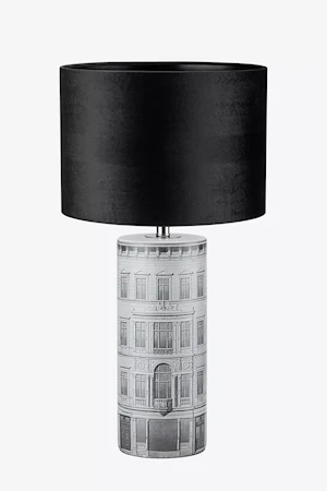 Ichi bordlampe, grå/svart