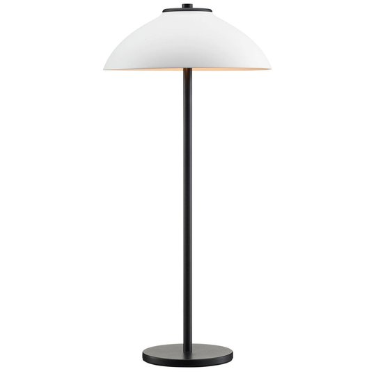 Bordlampe Vali, høyde 50 cm, svart/hvit