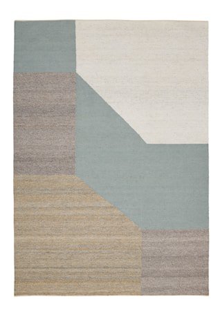 Blocchi Teppe Aqua 170x240 cm
