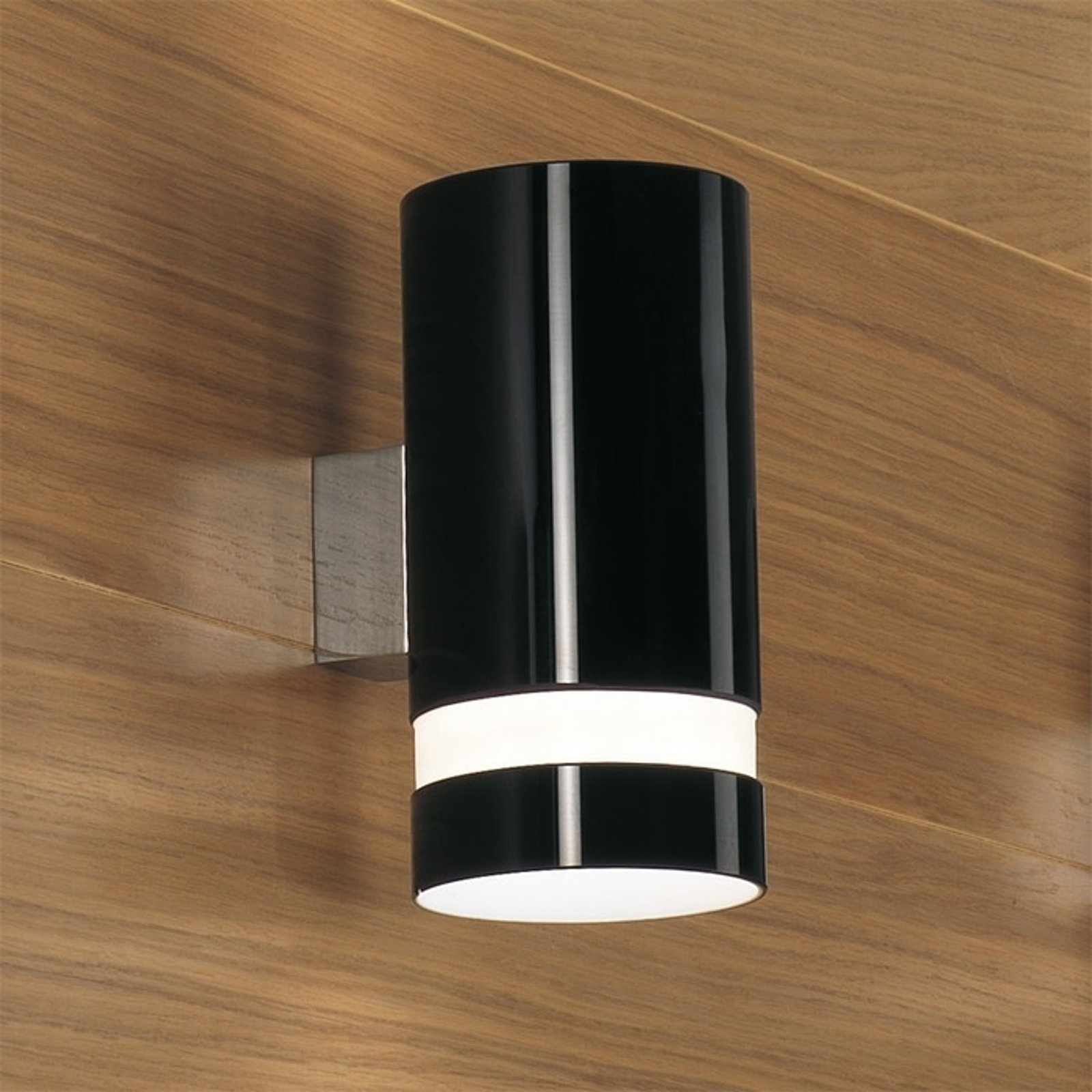 Svart vegglampe Otello