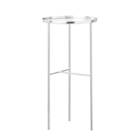 Pretty Sidetable, Silver, Metal