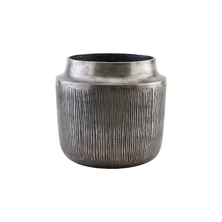 Heylo Krukke/Vase Sølv Oksidert