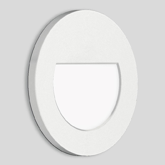 BEGA Accenta LED-downlight halvrund hvit 160lm
