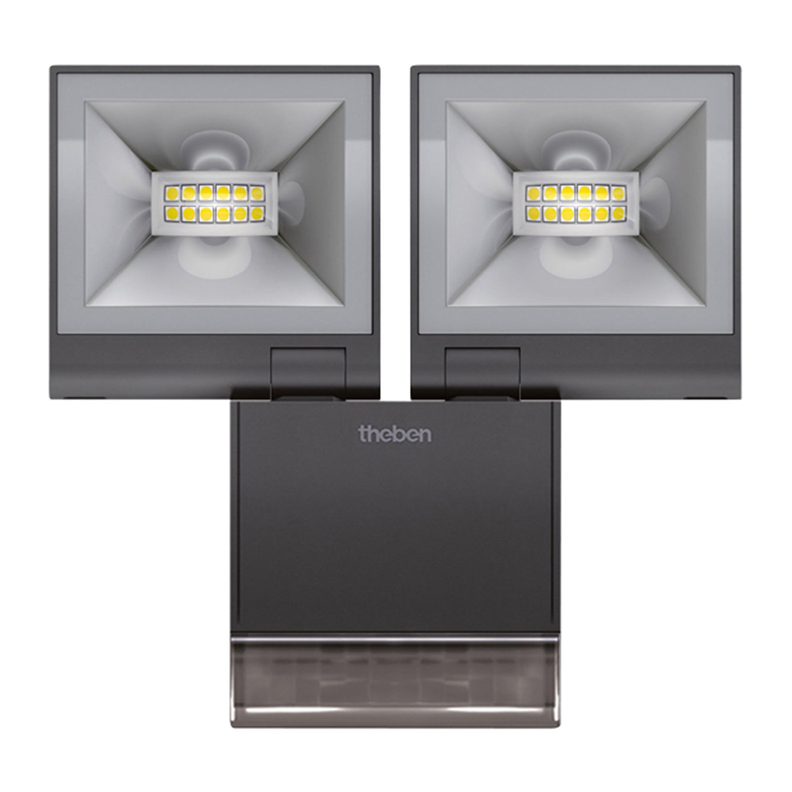 Theben theLeda S20 2 lys sensor 3 000 K svart