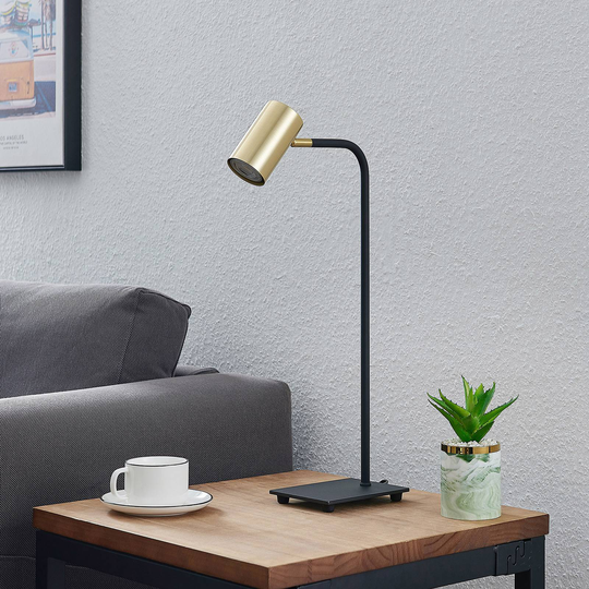 Lindby Sanad bordlampe, messing