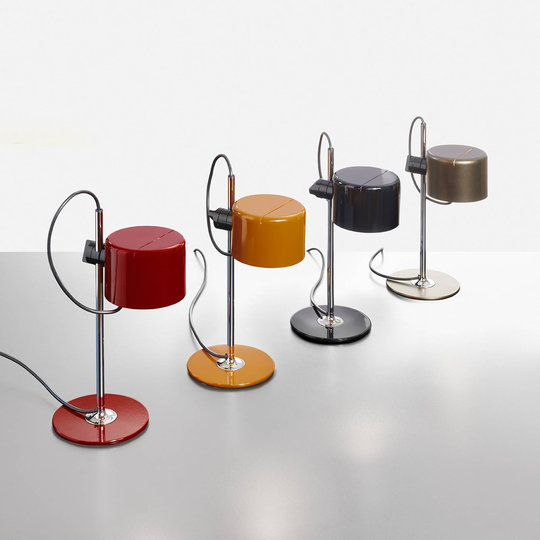 Oluce Mini Coupè LED-bordlampe, bronse