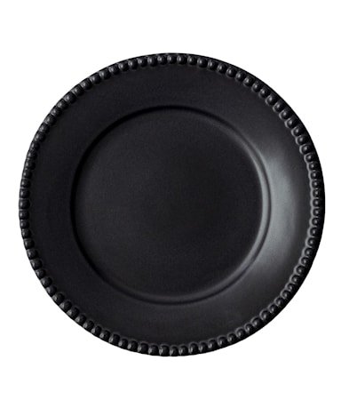 DARIA Middagstallerken Svart 28 cm 2-pakning