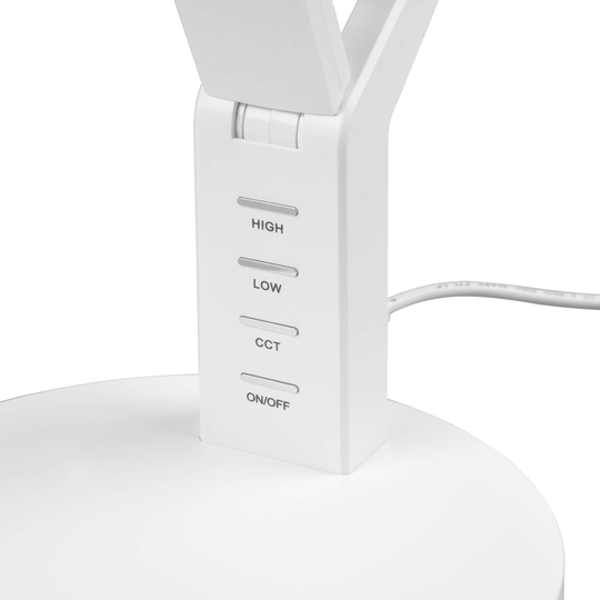 LED-bordlampe Ava med dimmefunksjon, hvit