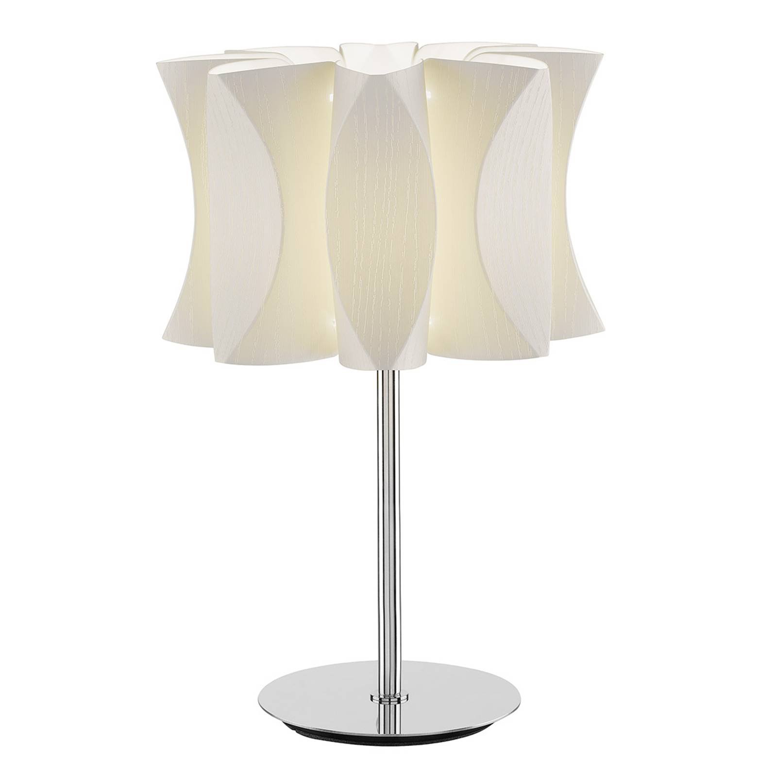 Lumetto Virus bordlampe hvit ask