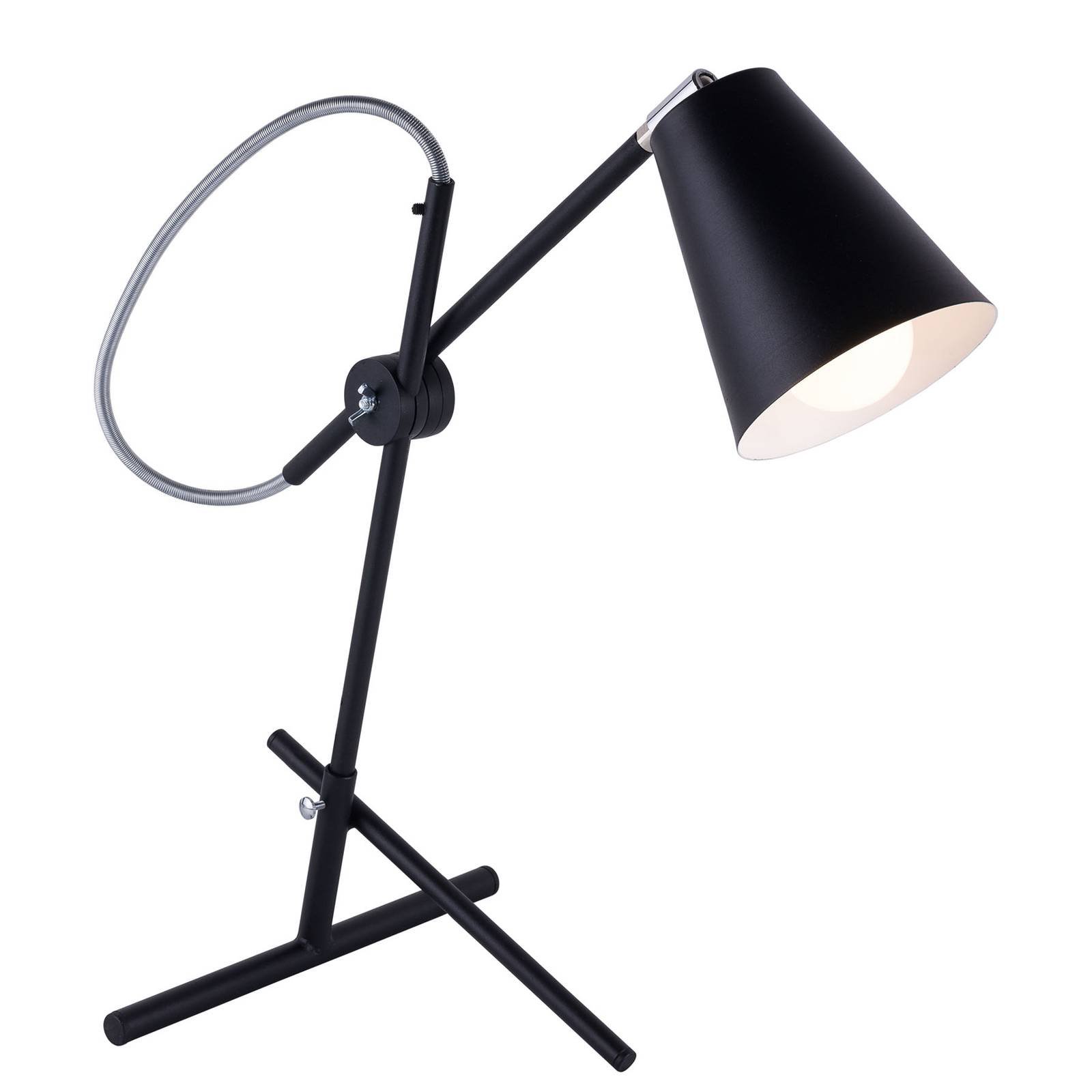 1008 bordlampe, 1 lyskilde, svart