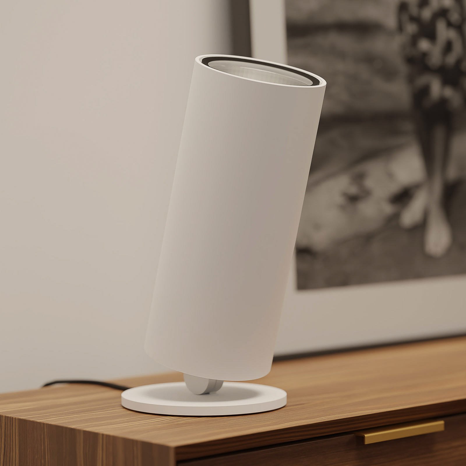Regent Stream Table smal digital 143W 480 hvit