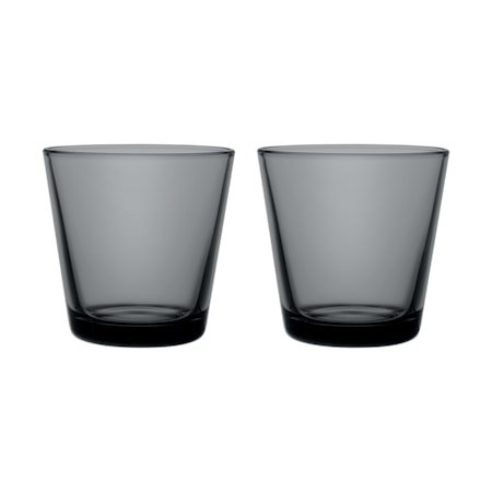 Kartio Glass 21 cl Mørkegrå 4 stk.