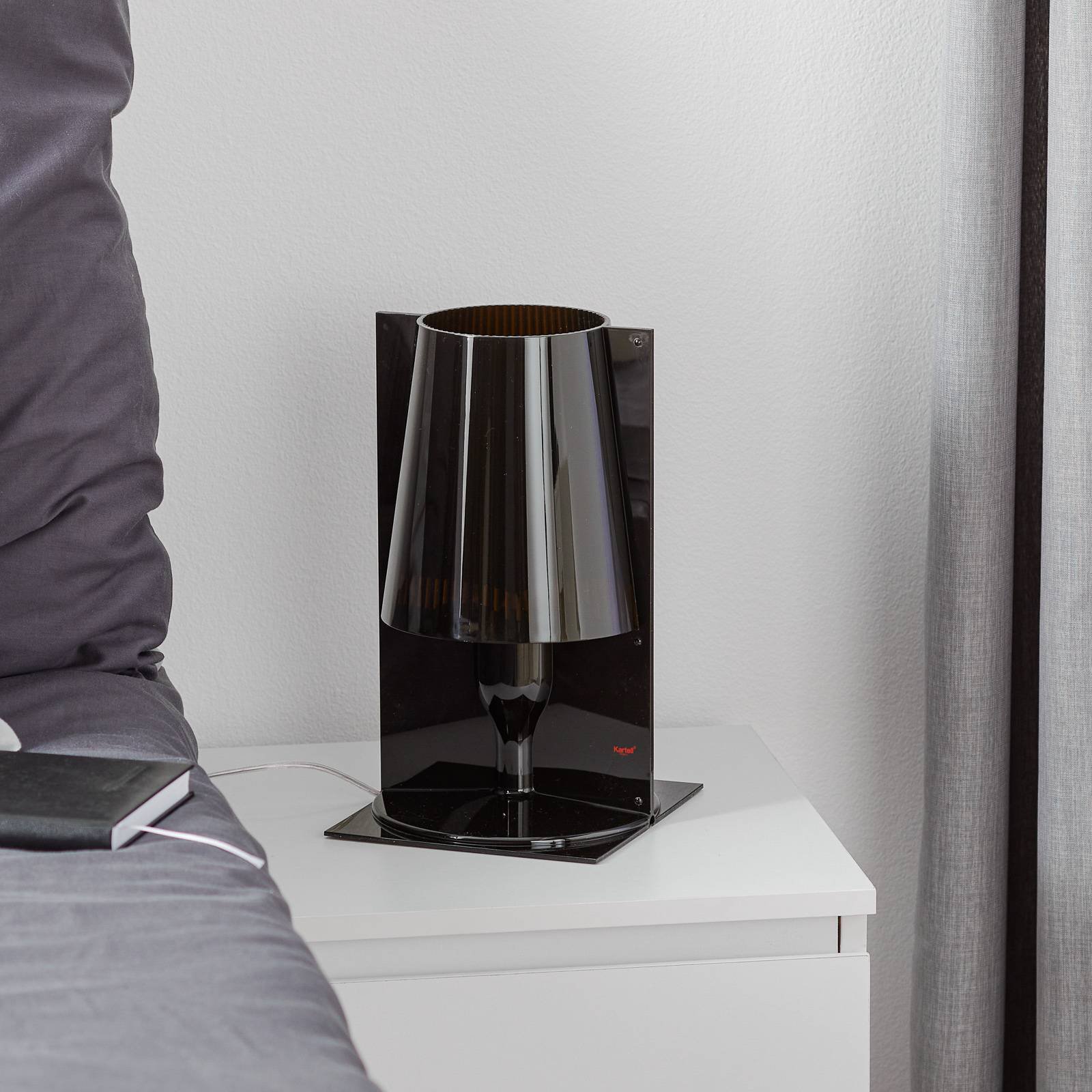 Kartell Take bordlampe, røykgrå