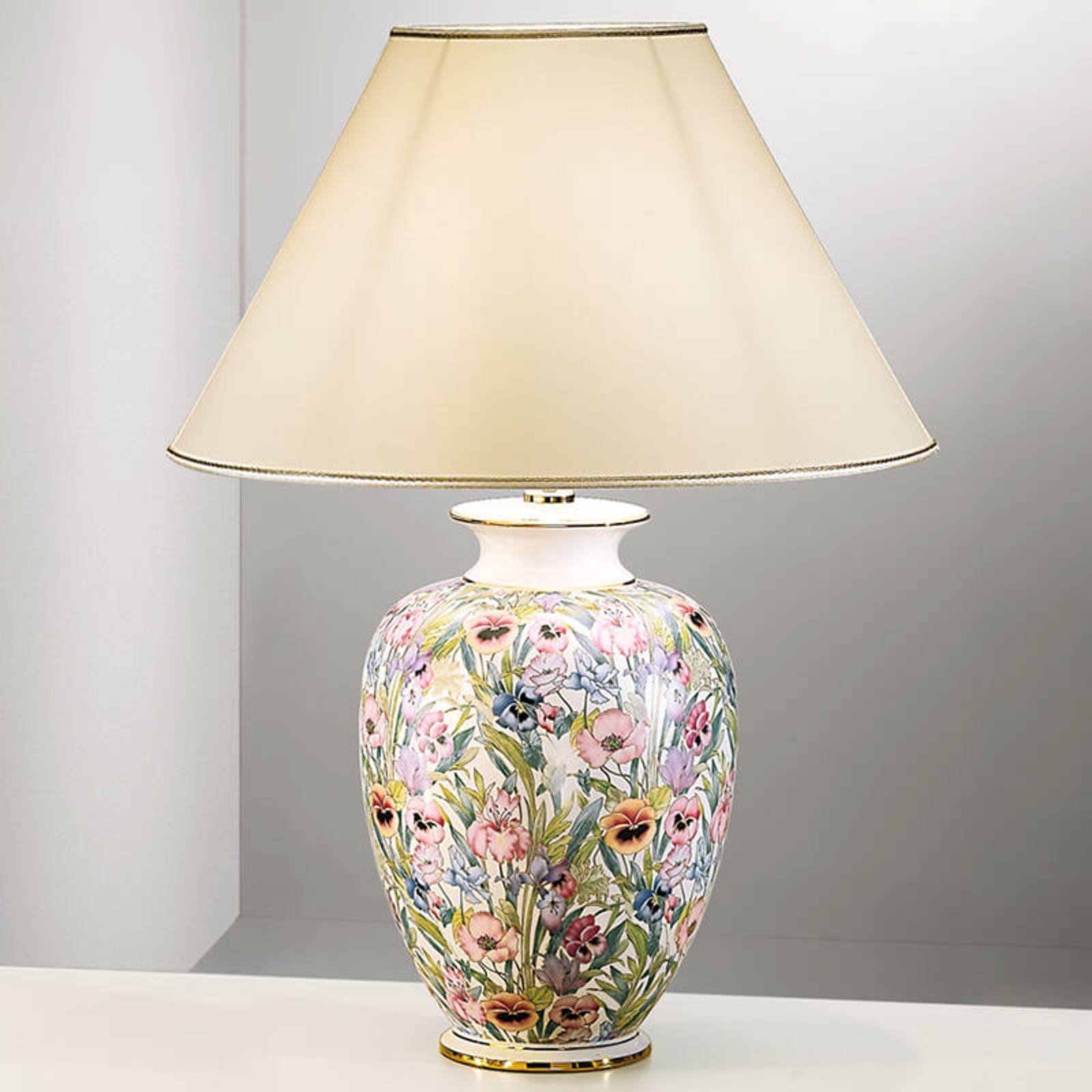 KOLARZ Giardino Panse - floral bordlampe 50 cm