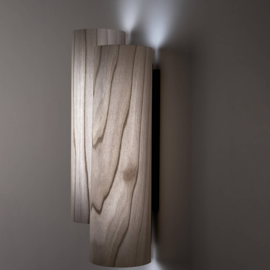 LZF Black Note Duplet vegglampe svart/grå