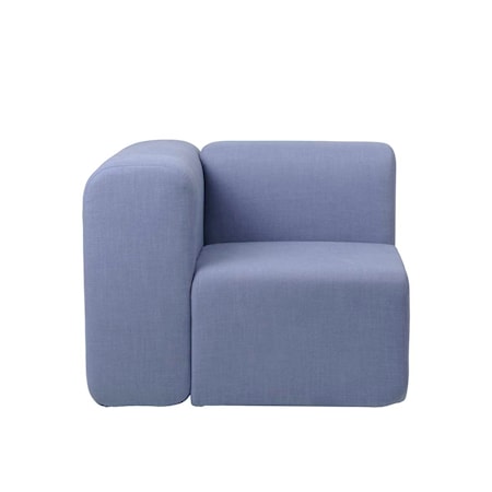 Lagoon Modul Høyre Hjørne Light Blue