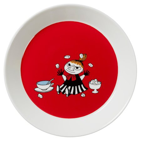 Mummi tallerken 19 cm Lille My Rød