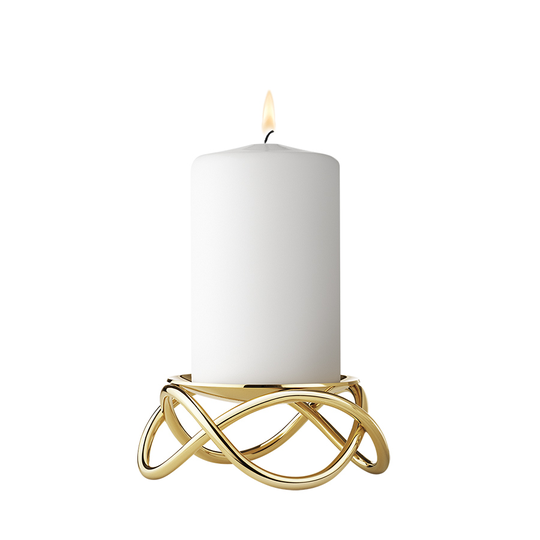 Georg Jensen Glow Kubbelysestake Gull