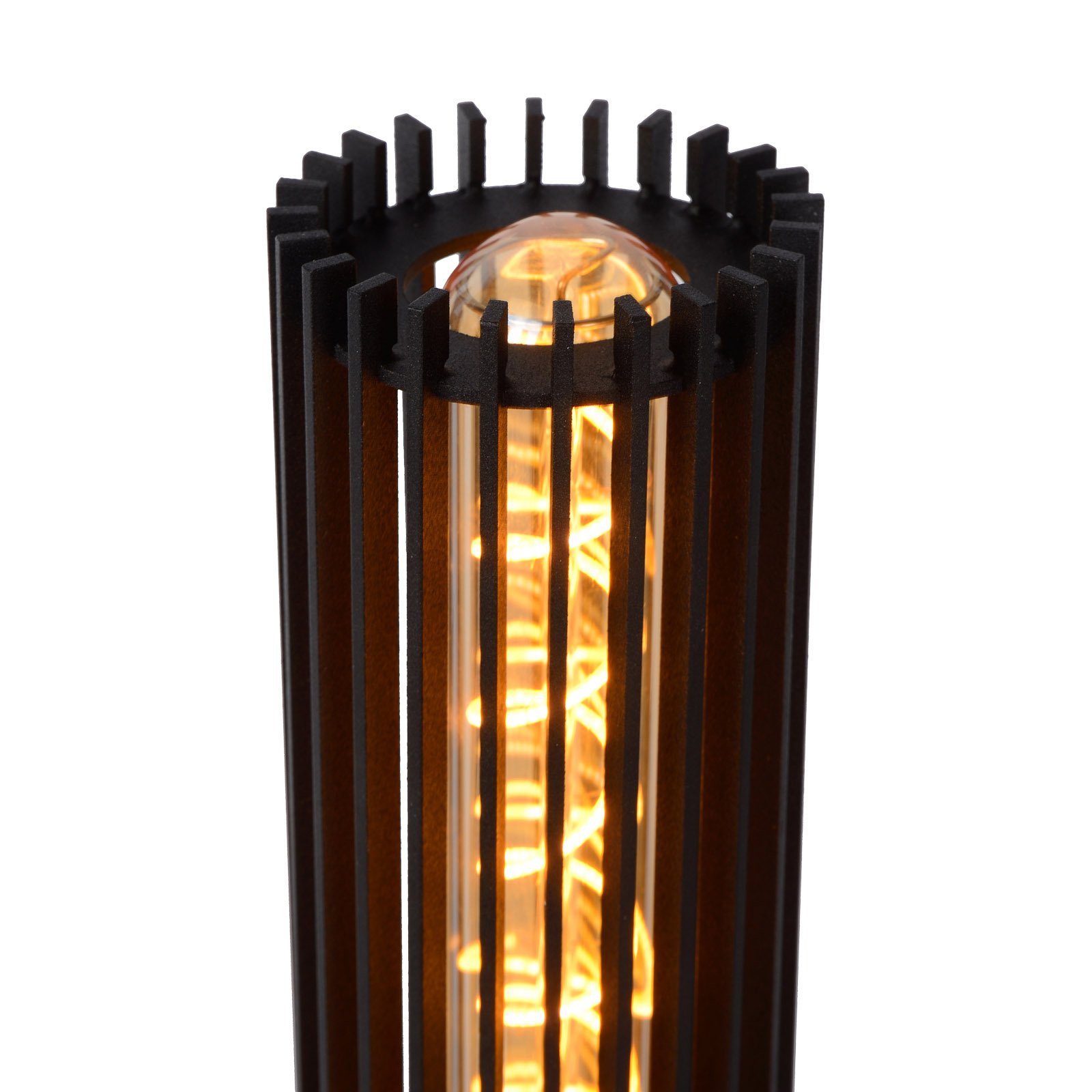 Lionel bordlampe av metall i svart
