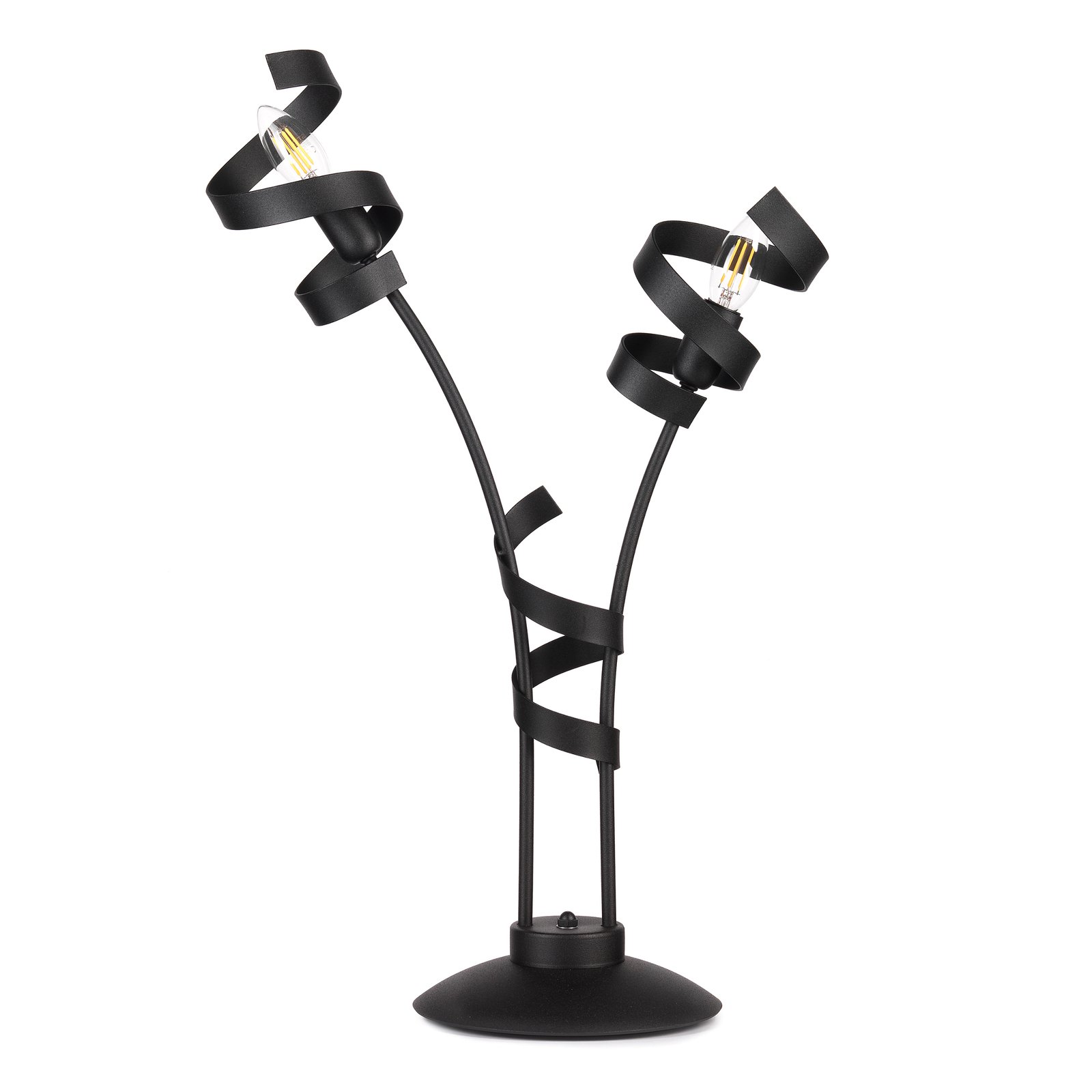Bordlampe Zoe, 2 lyskilder, svart