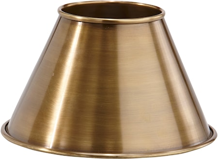 Classic Metallskjerm Antikk messing 22cm