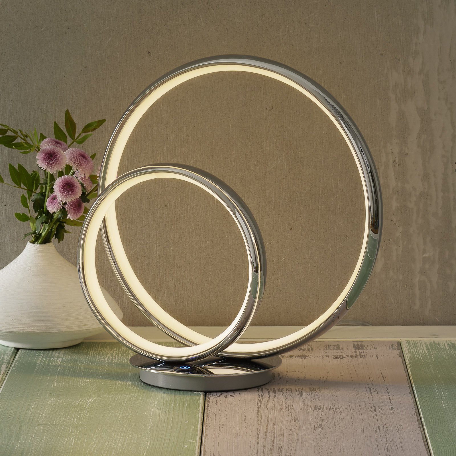 LED-bordlampe Omega med 3-trinns dimmer